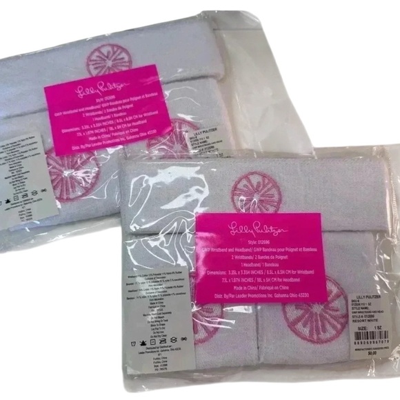 NWT! Lilly Pulitzer Wristband and Headband Set! - Picture 3 of 6